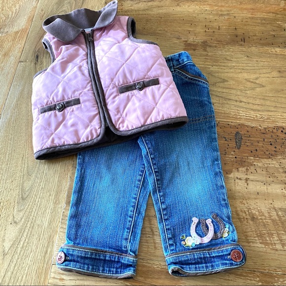 Gymboree Other - Gymboree Jean & Vest Outfit Sz 18-24 Months